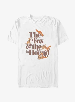 Disney the Fox and Hound Playful Logo T-Shirt