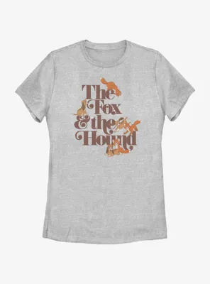 Disney the Fox and Hound Playful Logo Womens T-Shirt