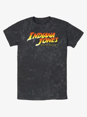 Indiana Jones and the Dial of Destiny Logo Mineral Wash T-Shirt