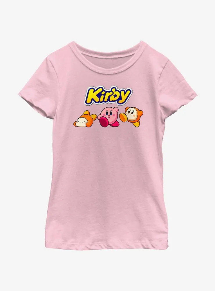 Kirby Waddle Dee Logo Youth Girls T-Shirt