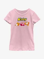 Kirby Waddle Dee Logo Youth Girls T-Shirt