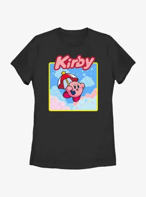 Kirby Starry Parasol Womens T-Shirt