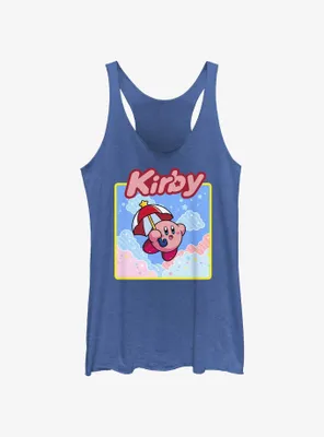 Kirby Starry Parasol Womens Tank Top