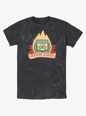 Disney The Owl House Hexside School Logo Mineral Wash T-Shirt