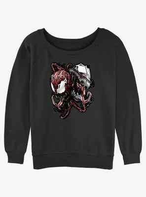 Marvel Venom Poison Womens Slouchy Sweatshirt
