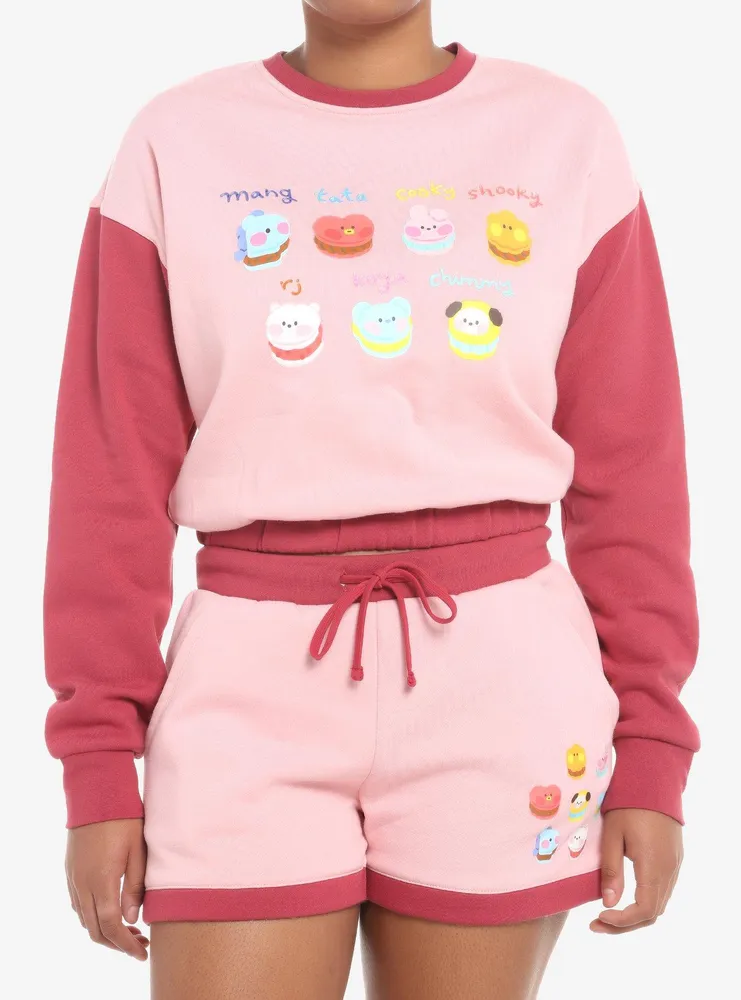 BT21 Sweetie Girls Crop Sweatshirt