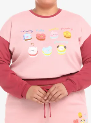BT21 Sweetie Girls Crop Sweatshirt Plus