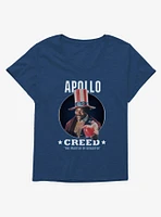 Rocky Apollo Creed The Master Of Disaster Girls T-Shirt Plus