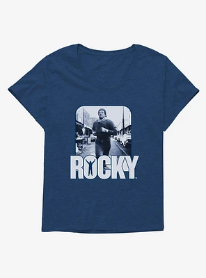 Rocky Training Portrait Girls T-Shirt Plus