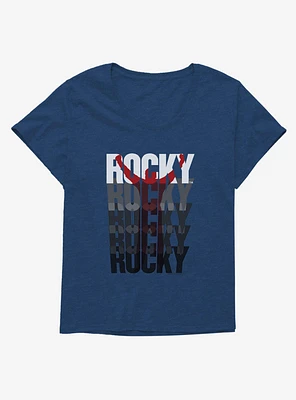 Rocky Victory Training Stance Logo Girls T-Shirt Plus