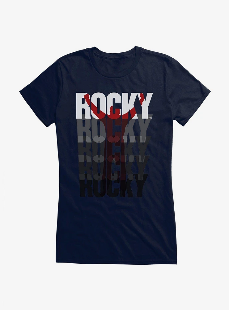 Rocky Victory Training Stance Logo Girls T-Shirt