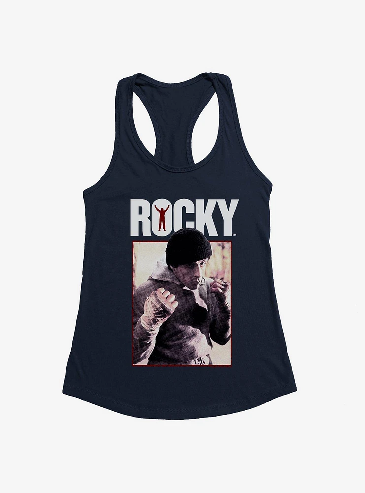 Rocky Fighting Stance Girls Tank