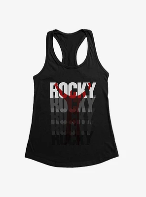 Rocky Victory Training Stance Logo Girls Tank