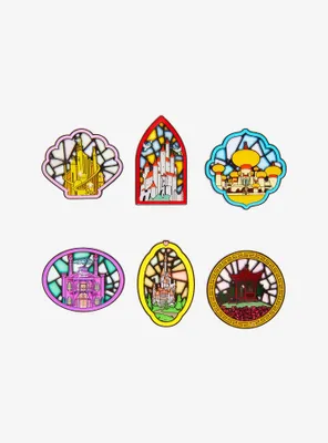 Loungefly Disney Princess Castle Stained Glass Blind Box Enamel Pin