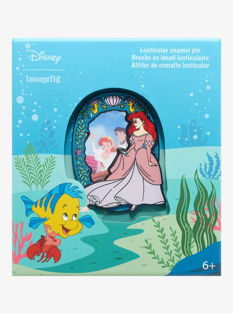 Hot Topic Loungefly Disney The Little Mermaid Lenticular Enamel Pin