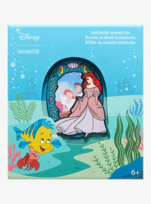 Loungefly Disney The Little Mermaid Lenticular Enamel Pin