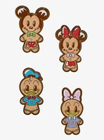 Loungefly Disney Mickey Mouse And Friends Gingerbread Enamel Pin Set