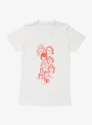 Daisy Jones & The Six Band Illustration Womens T-Shirt
