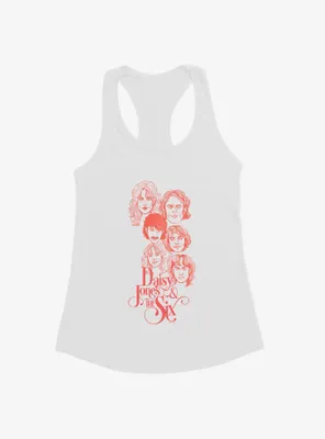 Daisy Jones & The Six Band Illustration Womens Tank Top