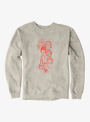 Daisy Jones & The Six Band Illustration Sweatshirt