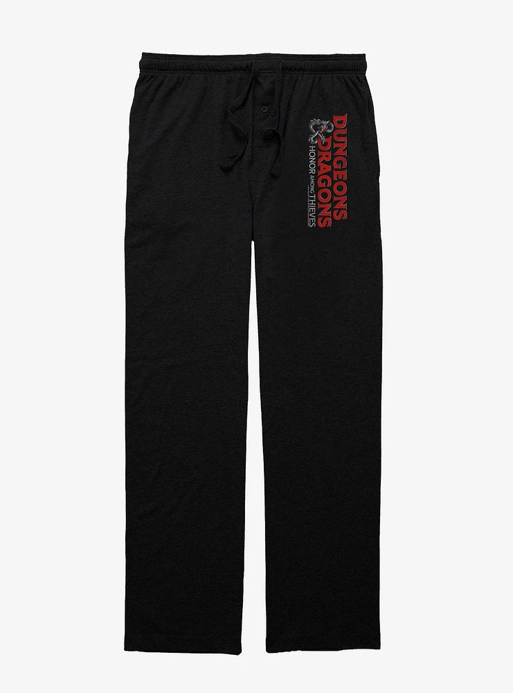 Dungeons & Dragons: Honor Among Thieves Movie Title Pajama Pants