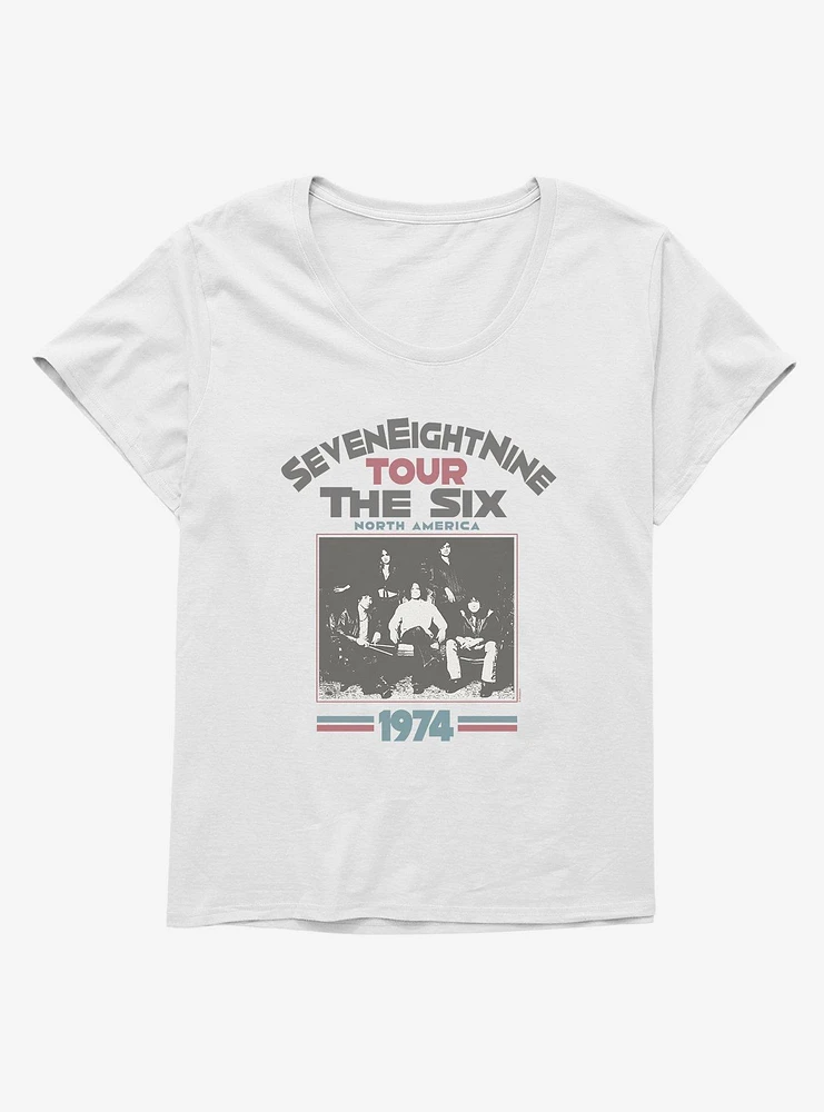 Daisy Jones & The Six 1974 North America Tour Girls T-Shirt Plus