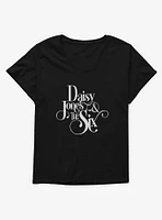 Daisy Jones & The Six Title Logo Girls T-Shirt Plus