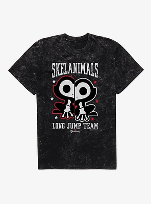 Skelanimals Chip Long Jump Team Mineral Wash T-Shirt