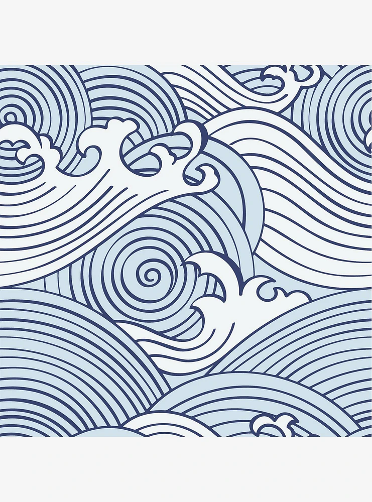 Vibrant Waves Peel & Stick Wallpaper