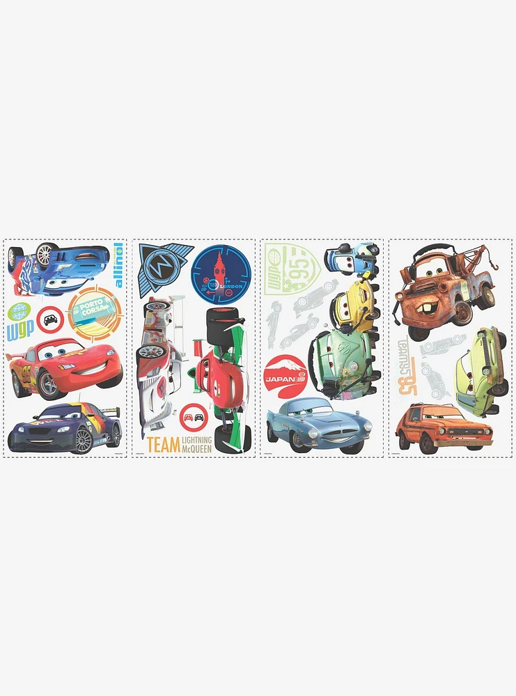 Disney Pixar Cars 2 Peel & Stick Wall Decals