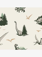 Jurassic World Dominion Vintage Dinosaurs Peel And Stick Wallpaper