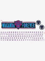 Marvel Black Panther: Wakanda Forever Peel & Stick Wall Decals With Alphabet