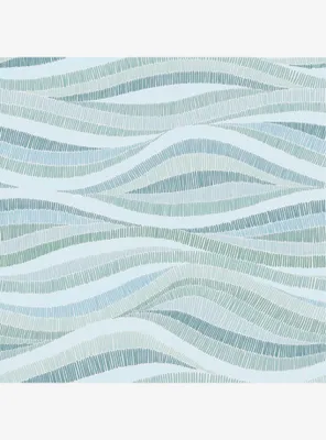 Mosaic Waves Peel & Stick Wallpaper