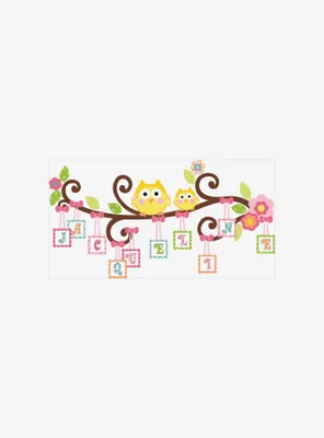 Happi Scroll Tree Letter Branch Peel & Stick Giant Wall Decal