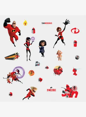 Disney Pixar The Incredibles 2 Peel And Stick Wall Decals