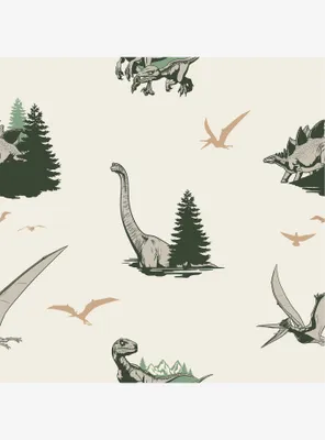 Jurassic World Dominion Vintage Dinosaurs Peel And Stick Wallpaper