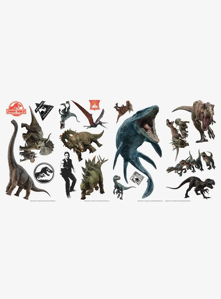 Jurassic World Fallen Kingdom Peel And Stick Wall Decals