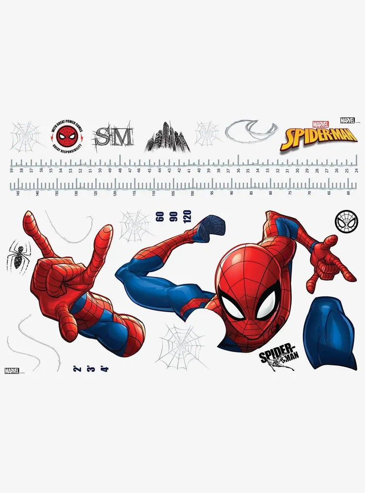 Marvel Spider-Man Growth Chart Giant Peel & Stick Wall Decals