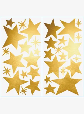 Star Peel And Stick Wall Decals With Foil