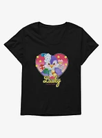 Care Bear Cousins Cozy Heart Penguin Lucky Girls T-Shirt Plus