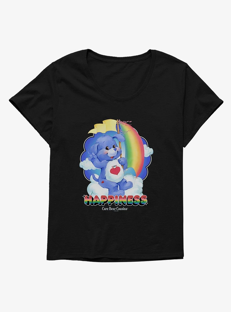 Care Bear Cousins Loyal Heart Dog Happiness Girls T-Shirt Plus