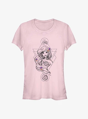 Disney The Little Mermaid Boho Ariel Girls T-Shirt