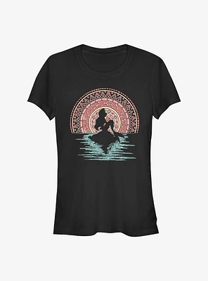 Disney The Little Mermaid Henna Sunset Ariel Girls T-Shirt