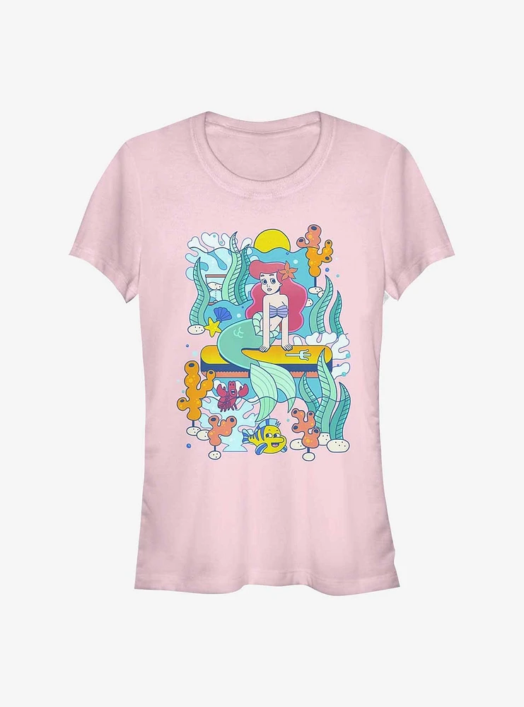 Disney The Little Mermaid Jam Girls T-Shirt