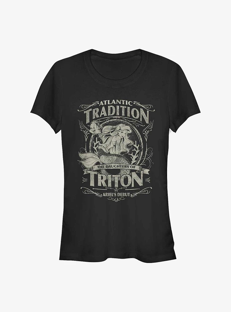 Disney The Little Mermaid Atlantic Tradition Daughters of Triton Girls T-Shirt
