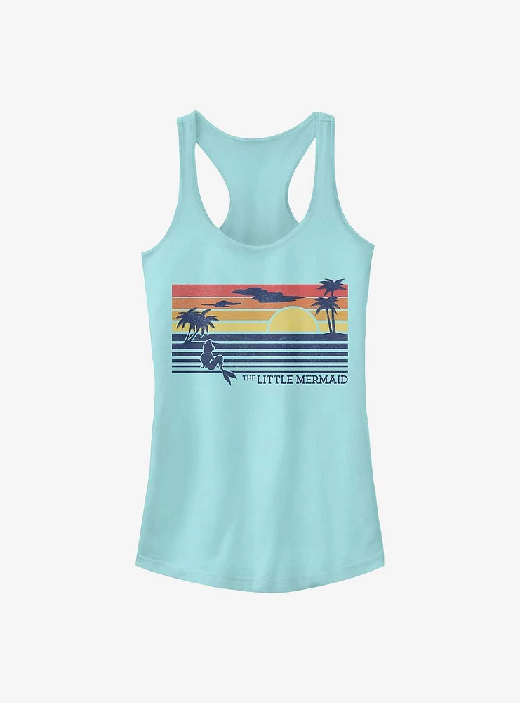 Disney The Little Mermaid Graphic Sunset Girls Tank