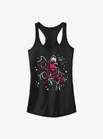 Disney The Little Mermaid Neon Sebastian Girls Tank