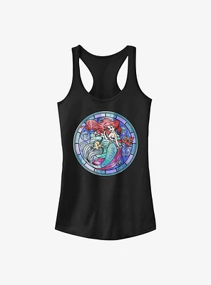 Disney The Little Mermaid Ariel Stained Glass Girls Tank