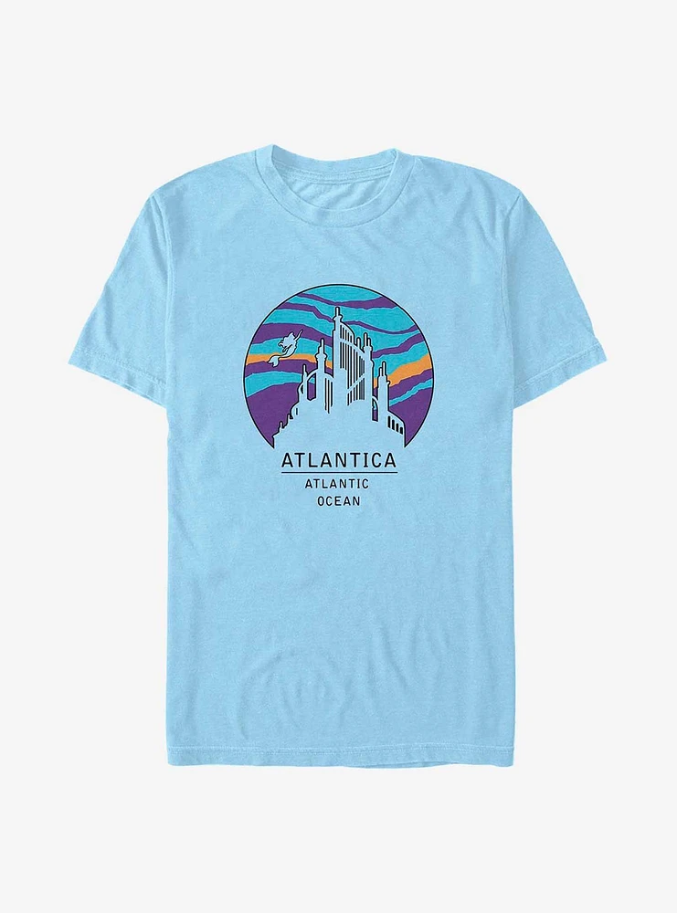 Disney The Little Mermaid Atlantica Logo T-Shirt