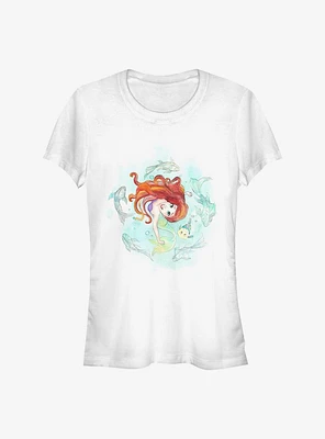 Disney The Little Mermaid Floating Bliss Girls T-Shirt